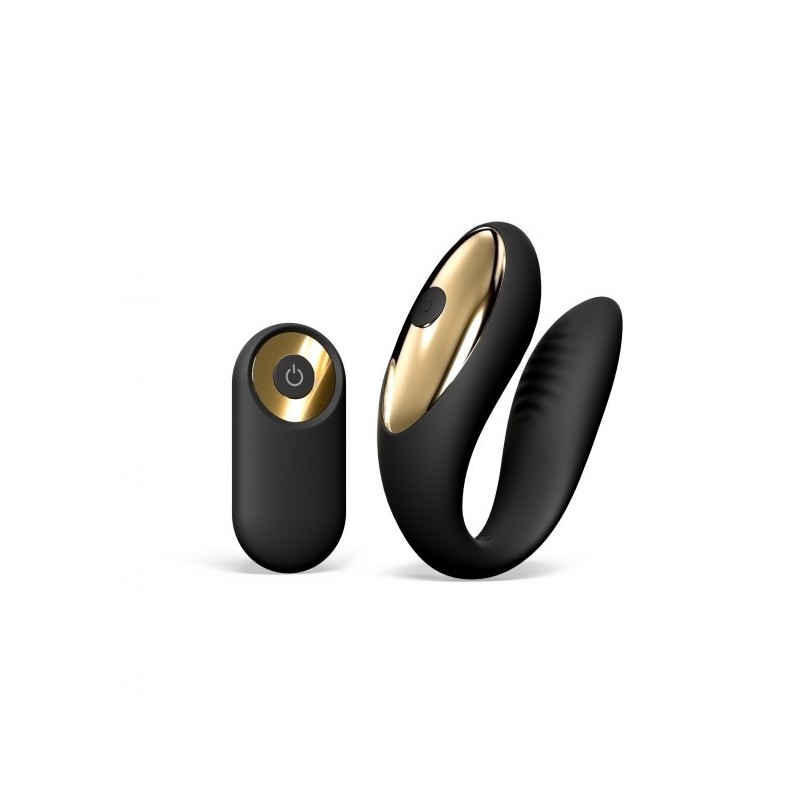 Stimulateur Perfect Lover - Noir et Or Taille unique - Dorcel - Vibrateurs