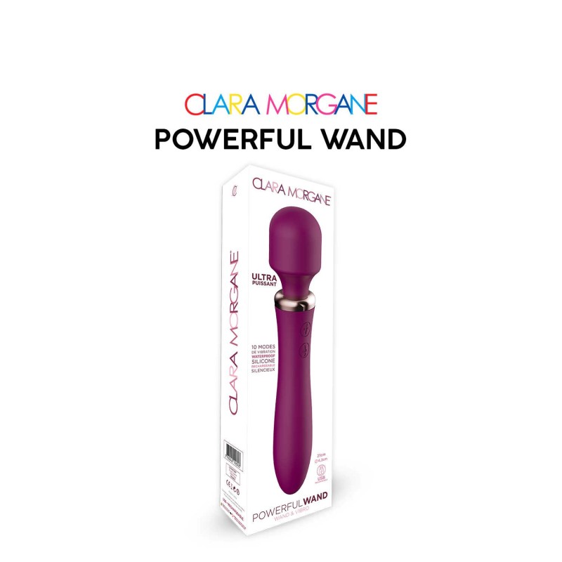 Powerful Wand - Bordeaux Taille unique - Clara Morgane - Vibrateurs