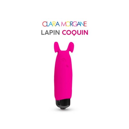 Mini vibromasseur Lapin Coquin Clara Morgane - Rose Taille unique - Clara Morgane - Vibrateurs