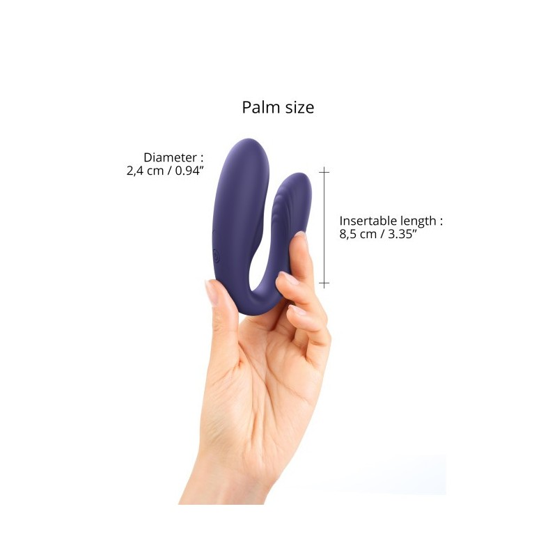 MATCH UP - Midnight Indigo - Jouet pour couple télécommandé Taille unique - Love to Love - Vibrateurs