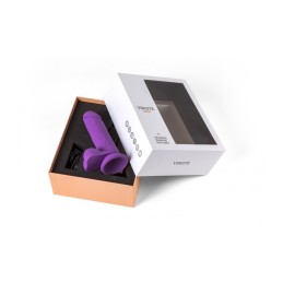 VIBROMASSEUR RéALISTE "R12" 14.4CM AVEC TéLéCOMMANDE VIOLET