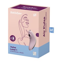 Vulva Lover Stimulateur et vibromasseur Satisfyer - Rose Taille unique