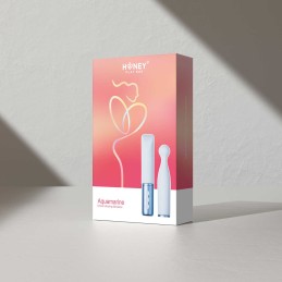 Aquamarine - The naughty collection - Vibromasseur é téte interchangeable Bleu
