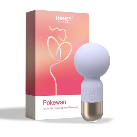 Pokewan - Mini vibromasseur de poche - Violet  - Honey Play box - Vibrateurs