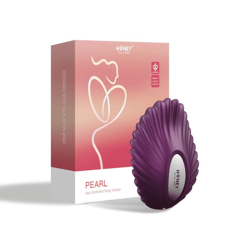 Pearl Violet - Vibromasseur magnétique contrélé par application  - Honey Play box - Vibrateurs