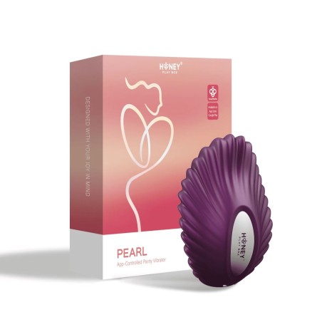 Pearl Violet - Vibromasseur magnétique contrélé par application  - Honey Play box - Vibrateurs