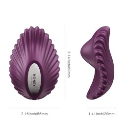 Pearl Violet - Vibromasseur magnétique contrélé par application