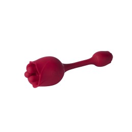 Roseann - Vibromasseur en forme de rose é double extrémité
