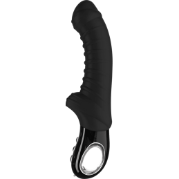 Tiger - Vibromasseur strié - Noir Taille unique