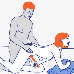 Vim - Vibromasseur Wand - Sunrise Orange Taille unique
