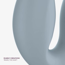 Share Vibe Pro - Vibromasseur Double - Gris cool Taille unique