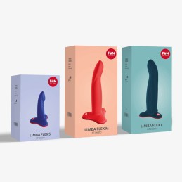 Limba Flex L - Dildo pliable - Bleu velours Taille unique