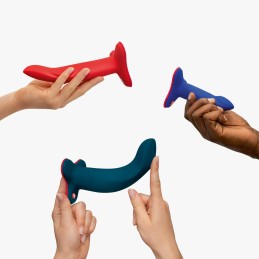 Limba Flex L - Dildo pliable - Bleu velours Taille unique