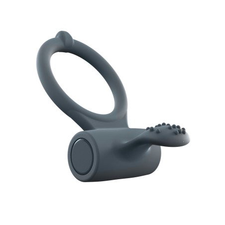 Cockring Vibrant Power Clit + - Noir Taille unique - Dorcel - Vibrateurs