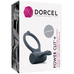 Cockring Vibrant Power Clit + - Noir Taille unique
