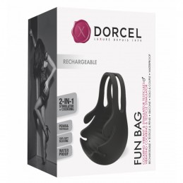 Cockring Fun Bag Dorcel - Noir Taille unique