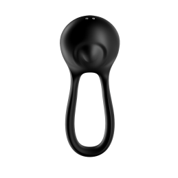Cockring  Satisfyer Majestic Duo - Noir Taille unique