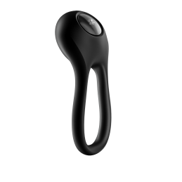 Cockring  Satisfyer Majestic Duo - Noir Taille unique