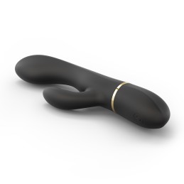 Vibromasseur Dorcel Glam Rabbit 21.8 cm - Noir et Or Taille unique