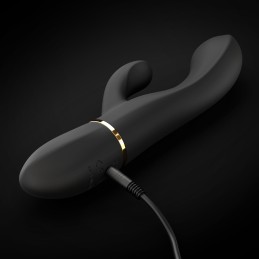 Vibromasseur Dorcel Glam Rabbit 21.8 cm - Noir et Or Taille unique