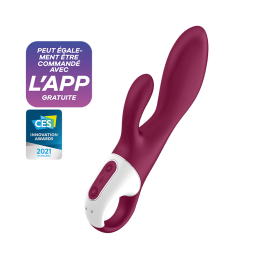 Vibromasseur rabbit chauffant Satisfyer Heated Affair - Violet Taille unique