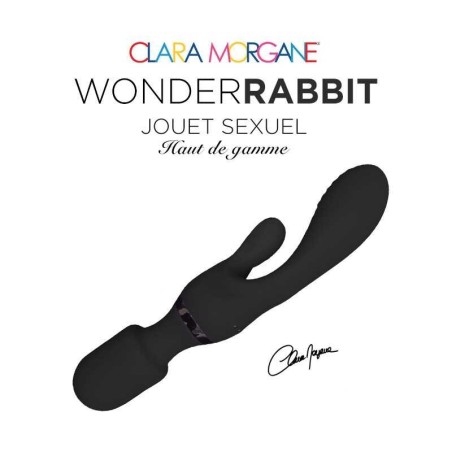 Wonder rabbit - Noir Taille unique - Clara Morgane - Vibrateurs