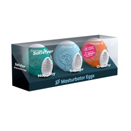 Ensemble Oeufs masTaille uniquerbateurs 3 piéces Naughty