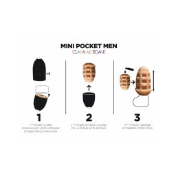 Mini pocket men vaginette Clara Morgane Taille unique