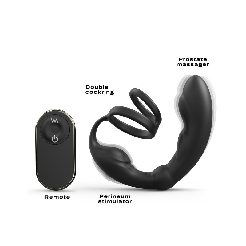 Stimulateur de prostate Dorcel P-Ring - Noir Taille unique - Dorcel - Jouets sexuels pour hommes