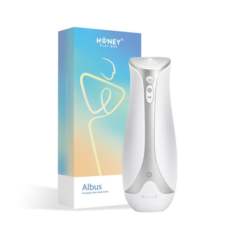 Albus masTaille uniquerbateur gonflable et aspirant - Blanc  - Honey Play box - Jouets sexuels pour hommes