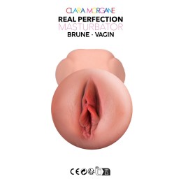 Real perfection masTaille uniquerbateur Vagin - Brune Taille unique