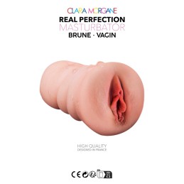 Real perfection masTaille uniquerbateur Vagin - Brune Taille unique
