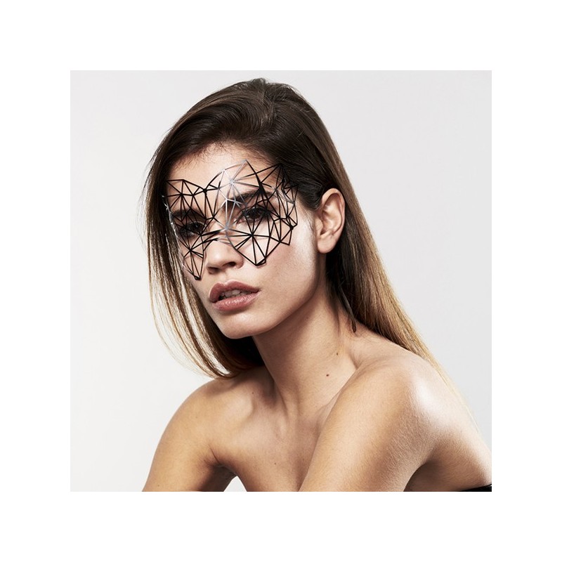 Masque Kristine - Noir Taille unique - Bijoux Indiscrets - Masque