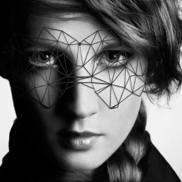 Masque Kristine - Noir Taille unique