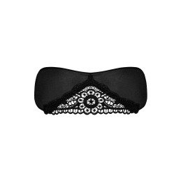 Satinia Masque en satin - Noir S/M