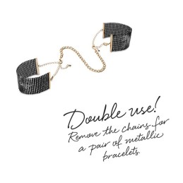 Désir Métallique - Menottes Bracelets - Noir Taille unique