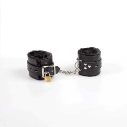 Menottes de bondage noires - Secret play - BDSM collection Taille unique