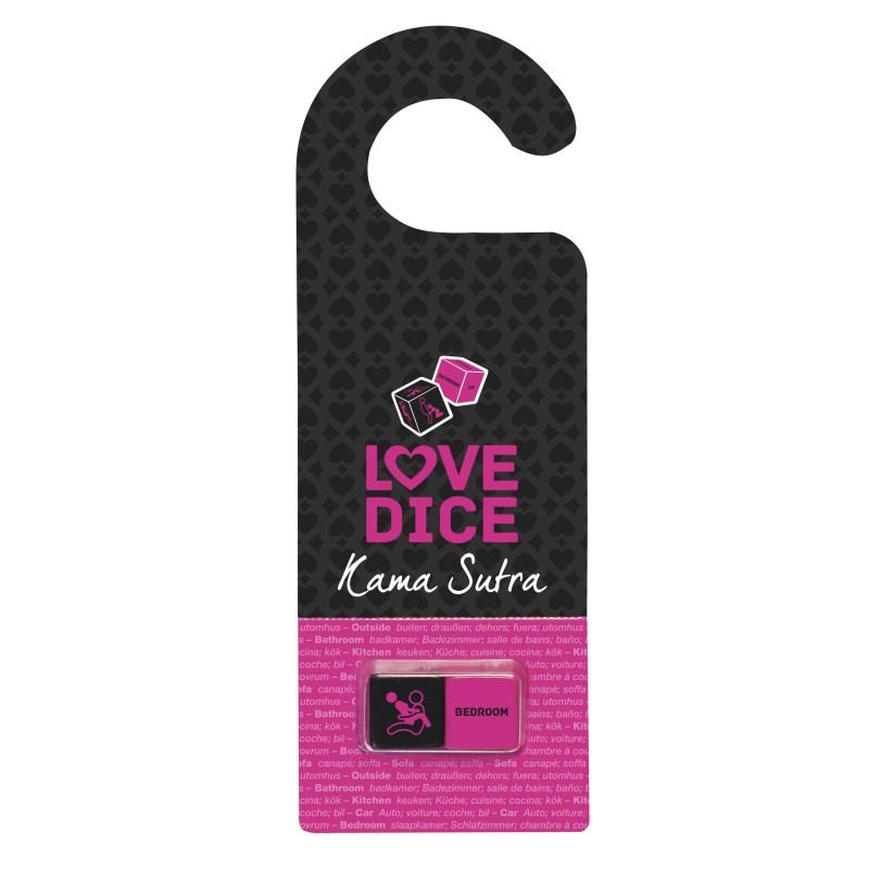 Dés Love Dice Kamasutra - Noir et Rose Taille unique - Tease & Please -