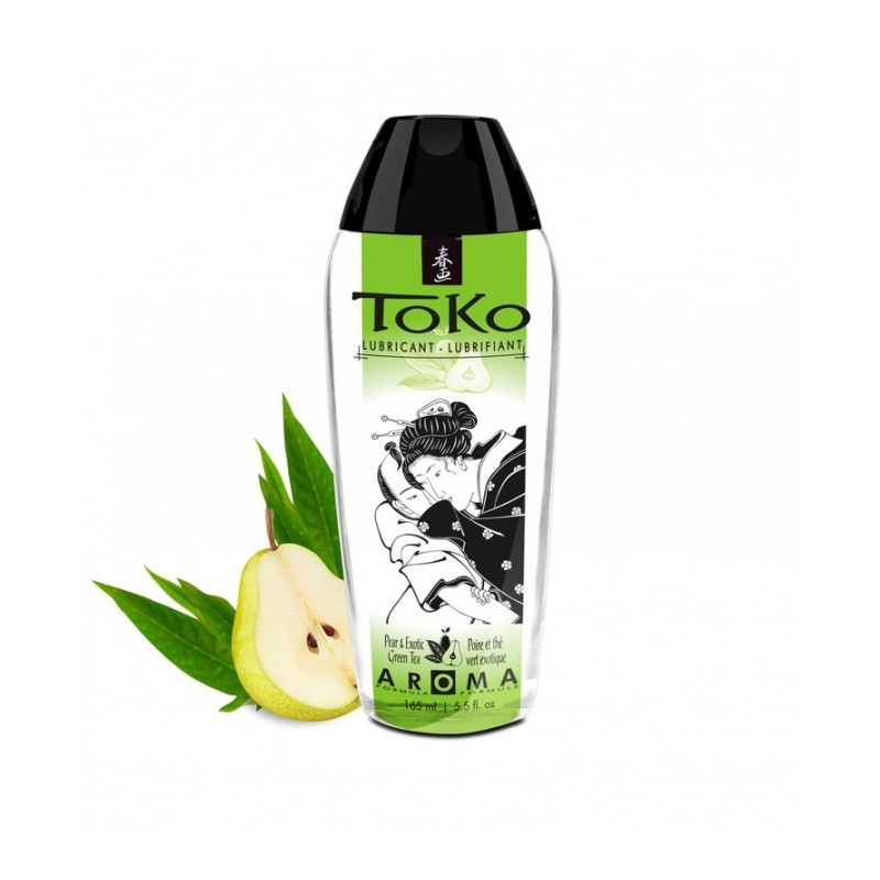 Toko Aroma Poire et Thé vert exotique - Lubrifiant 165 ml Taille unique - Shunga -