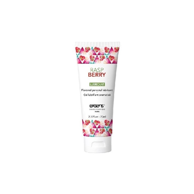 Lubrifiant intime gourmand - Framboise - 100ml Taille unique - Exsens -