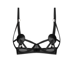 Euridia soutien-gorge - Noir XL/XXL - Obsessive Freedom - Lingerie Femme