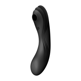 Stimulateur et Vibromasseur Satisfyer Curvy Trinity 4 - Noir Taille unique - Satisfyer - Vibrateurs