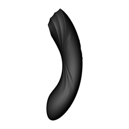 Stimulateur et Vibromasseur Satisfyer Curvy Trinity 4 - Noir Taille unique - Satisfyer - Vibrateurs