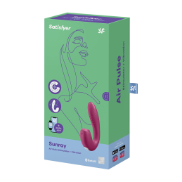 Stimulateur clitoridien et Vibromasseur point G Satisfyer Sunray - Violet Taille unique