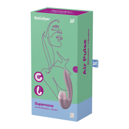 Stimulateur clitoridien et Vibromasseur point G Satisfyer Supernova - Rose Taille unique