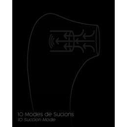 Le Maxi stimulateur clitoridien - Noir Taille unique