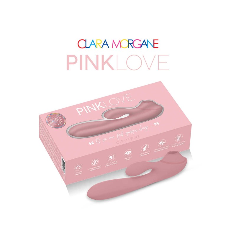 Pink love - Stimulateur clitoridien Taille unique - Clara Morgane - Vibrateurs