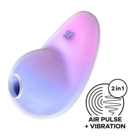 Pixie Dust vibromasseur é ondes de pression - Violet et rose  - Satisfyer - Vibrateurs