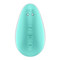 Pixie Dust vibromasseur é ondes de pression - Vert et rose