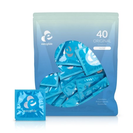 Préservatifs originaux Easyglide - 40 piéces Taille unique - Easyglide - Préservatifs